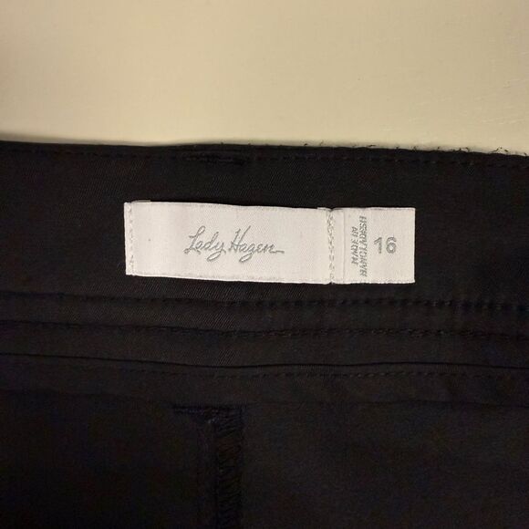 Lady Hagen Black Lightweight Golf Pants Size 16 - Picture 4 of 5